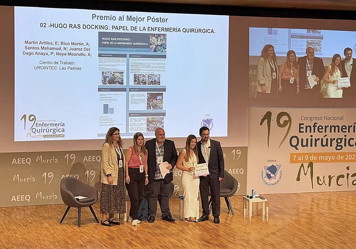 Premio canario en el Congreso Nacional de Enfermería Quirúrgica 2025