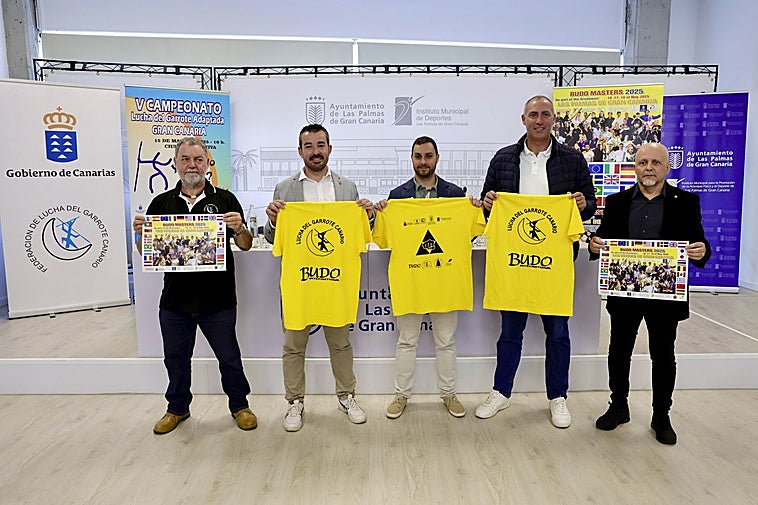 Durante la presentación del campeonato.