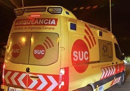 Ambulancia del SUC.