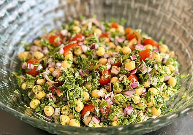 Tabulé de garbanzos