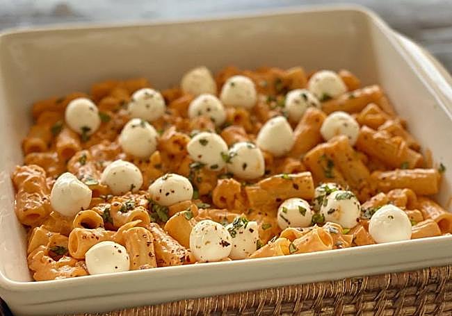 Receta de macarrones con vodka