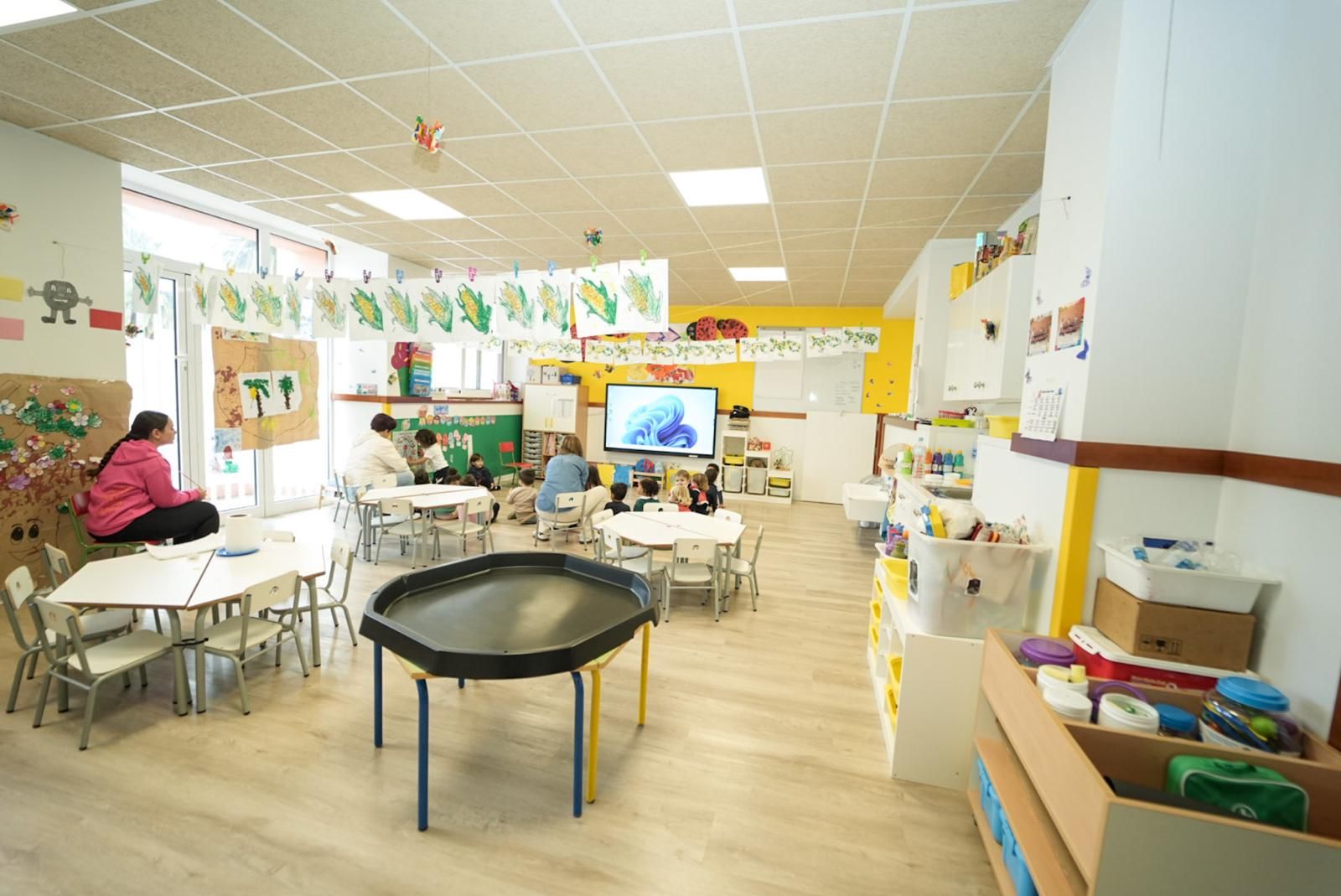 El aula de 2 años del CEIP Villa de Firgas, desde dentro