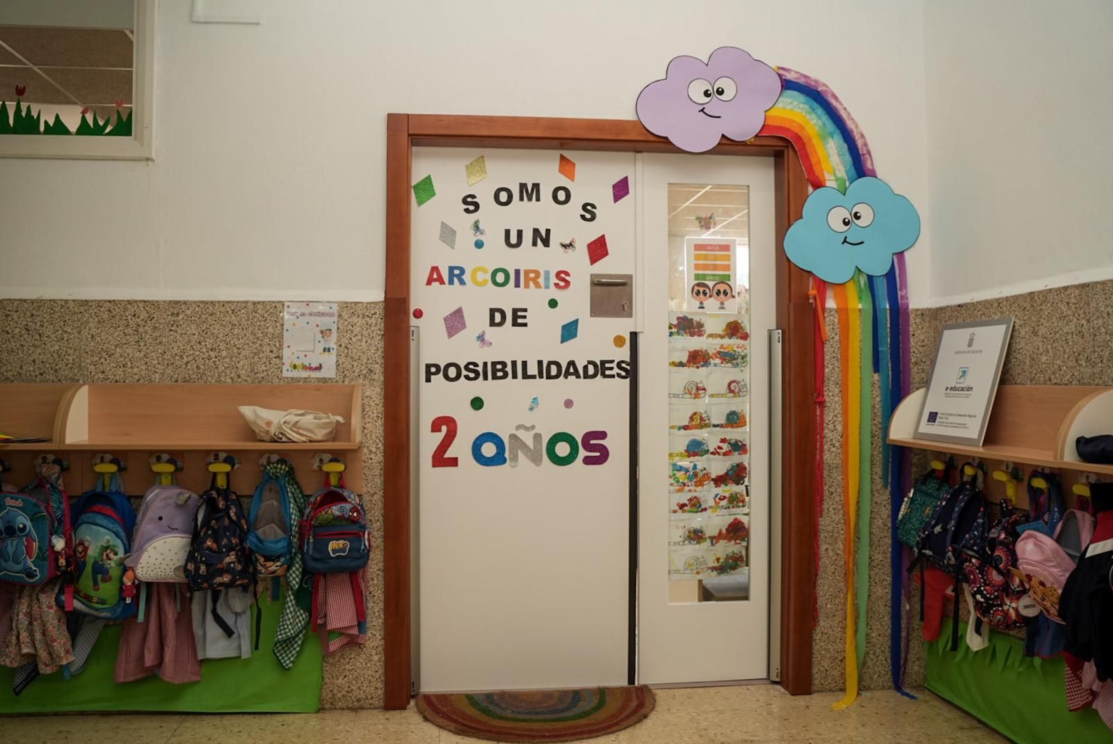 El aula de 2 años del CEIP Villa de Firgas, desde dentro