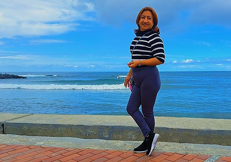 La víctima, Diana Carolina Calderón.