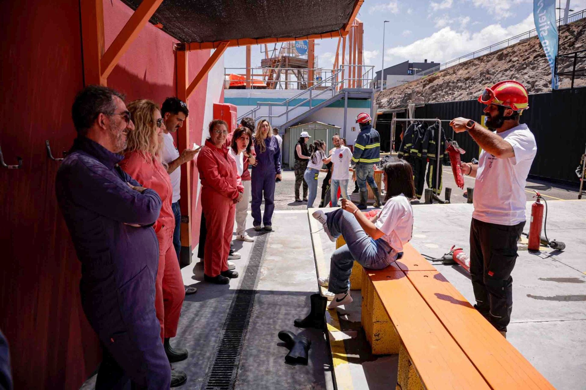 Así son los simulacros de emergencia en el ámbito marítimo