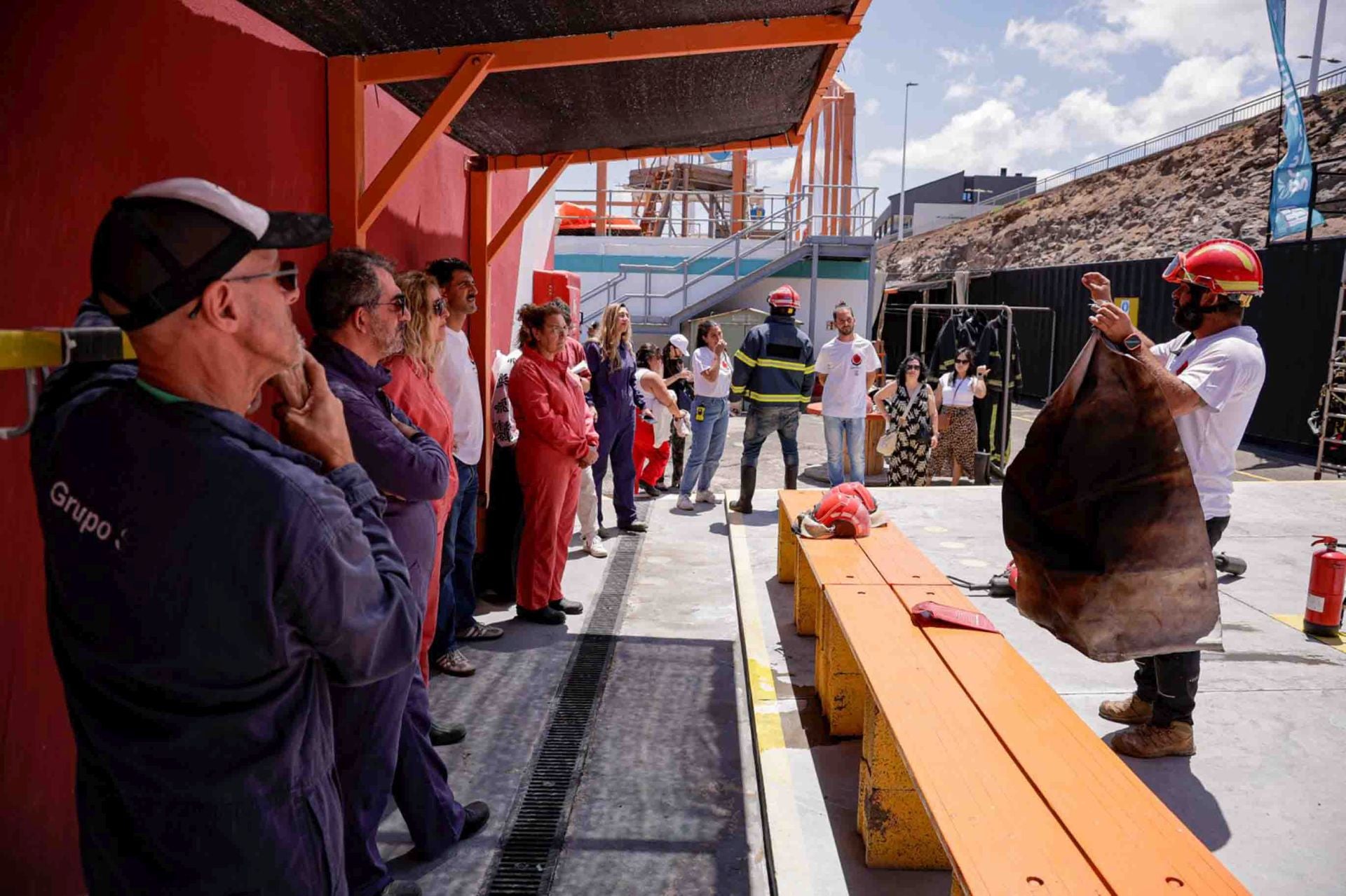 Así son los simulacros de emergencia en el ámbito marítimo