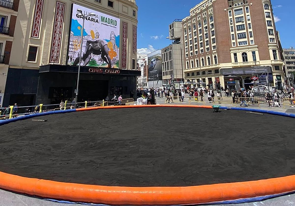 Canarias se prepara para asaltar Madrid con una luchada y una romería este sábado