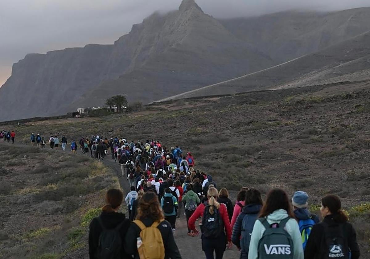 Participantes en la actividad que patrocinó Teguise.