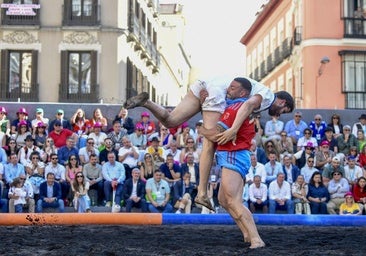 La lucha canaria conquista Madrid en una jornada para la historia