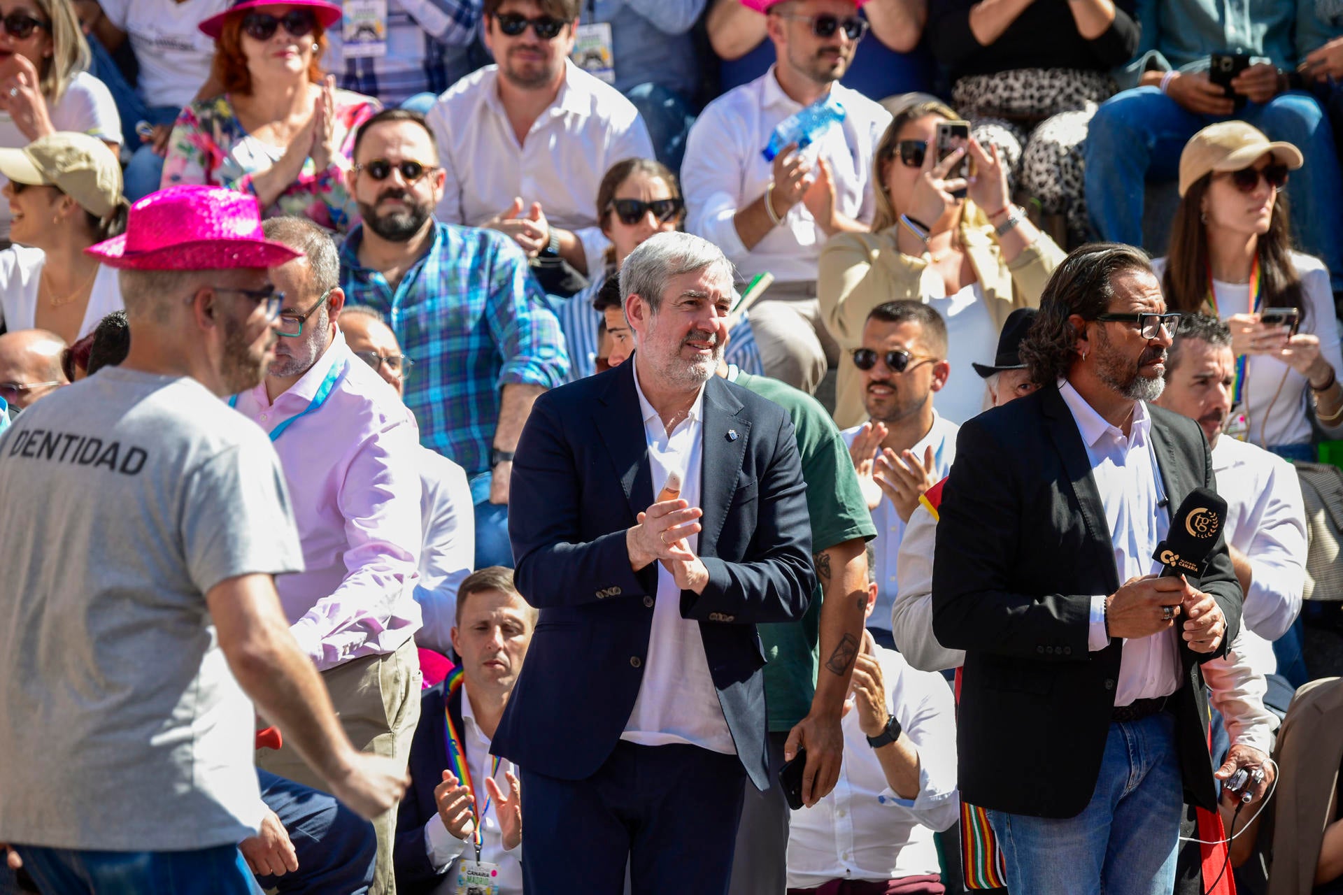 Luchada histórica en Madrid sobre las cenizas del volcán de La Palma