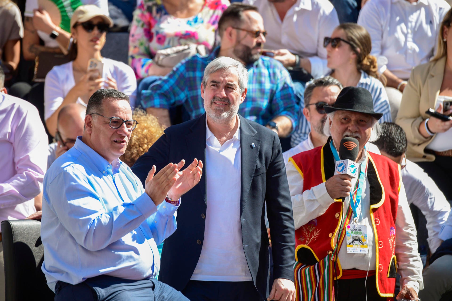 Luchada histórica en Madrid sobre las cenizas del volcán de La Palma