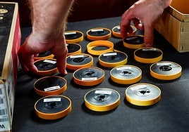 Algunas cintas recuperadas.