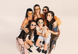 El sexteto Maruja Limón.