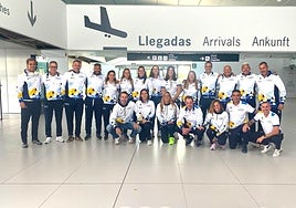 Componentes de las selecciones masculina y femenina de Canarias que han participado en este certamen.