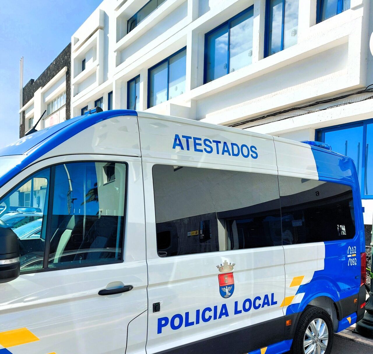 Unidad de atestados de la Policía Local de Arrecife.
