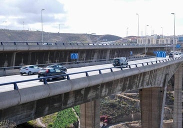 El Cabildo cierra este viernes un tramo de la GC-3 por la prueba de carga del viaducto del Guiniguada