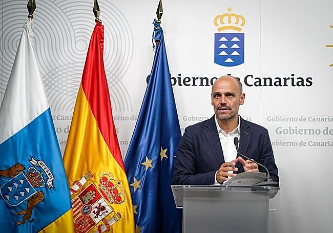Alfonso Cabello, portavoz del Gobierno de Canarias.