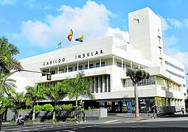 Fachada de la Casa Palacio, sede del Cabildo de Gran Canaria.