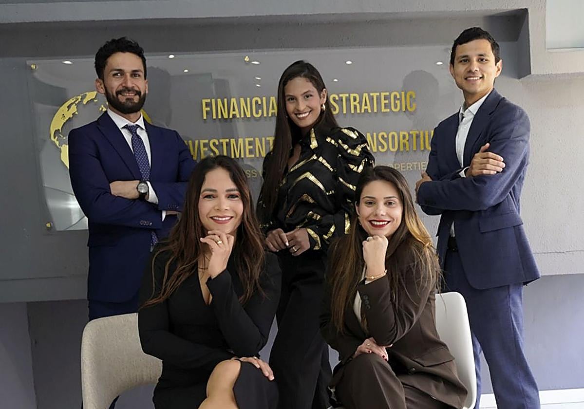 El equipo del consorcio formado por las dos empresas.