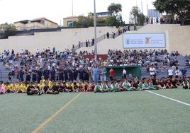Momento de la fiesta de clausura de las Escuelas Deportivas Municipales de la capital grancanaria.