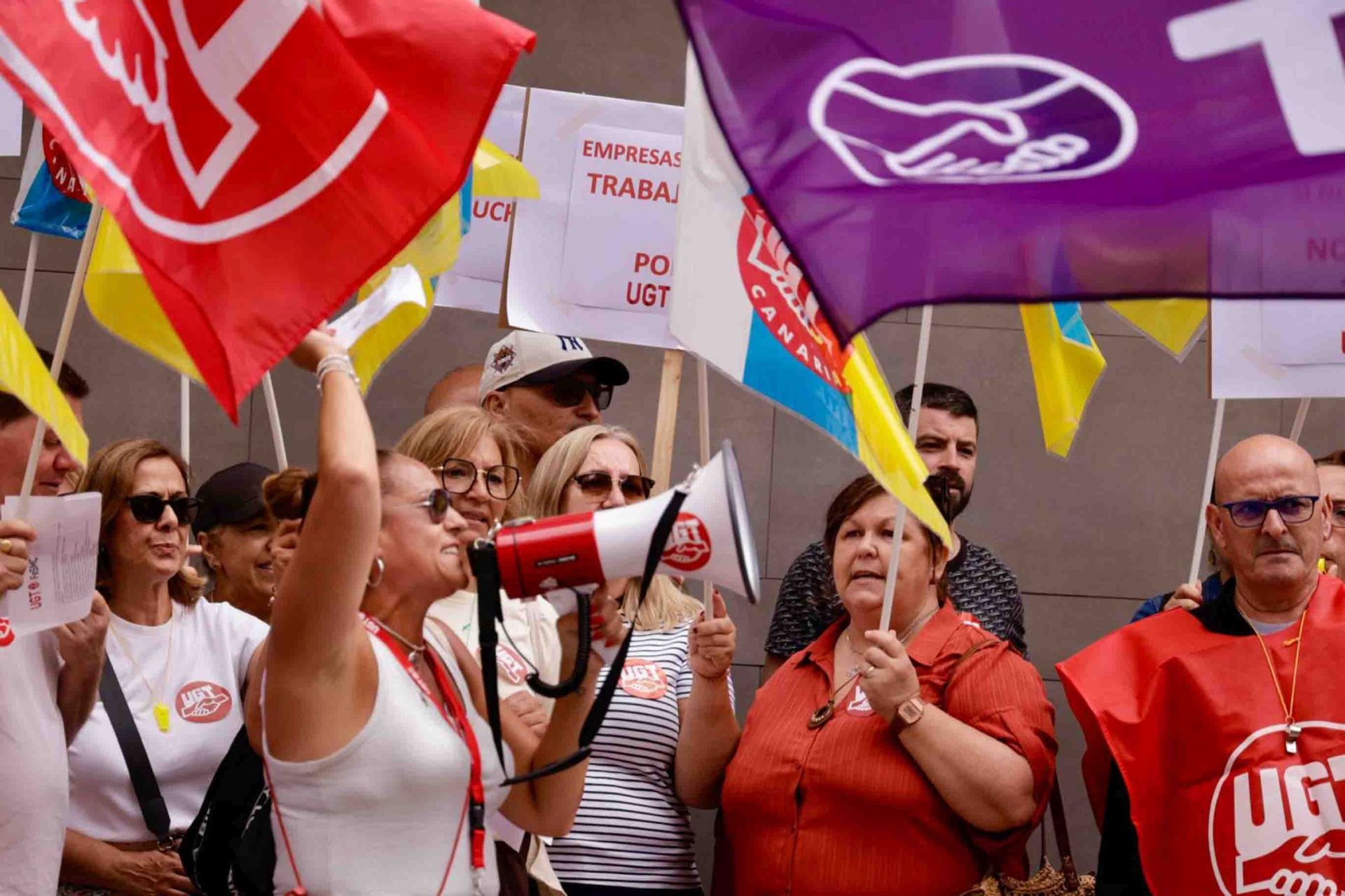 El paro parcial del comercio en Mesa y López por sueldos dignos, en imágenes