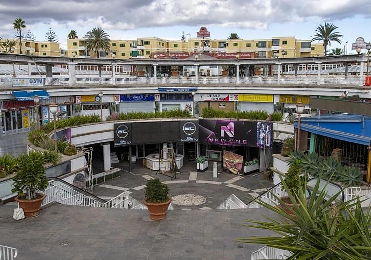 Foto de archivo del Centro Comercial Plaza de Maspalomas.
