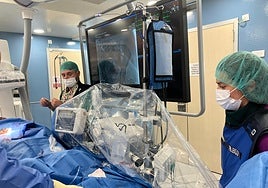 Momento de la intervención.