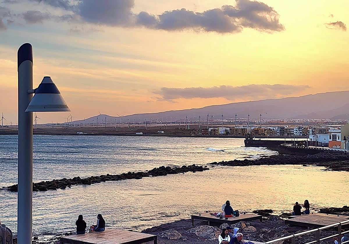Imagen de archivo de cielos despejados en Gran Canaria.