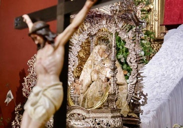 La Virgen del Pino está ya a pie de calle, vestida y lista para su 52ª Bajada