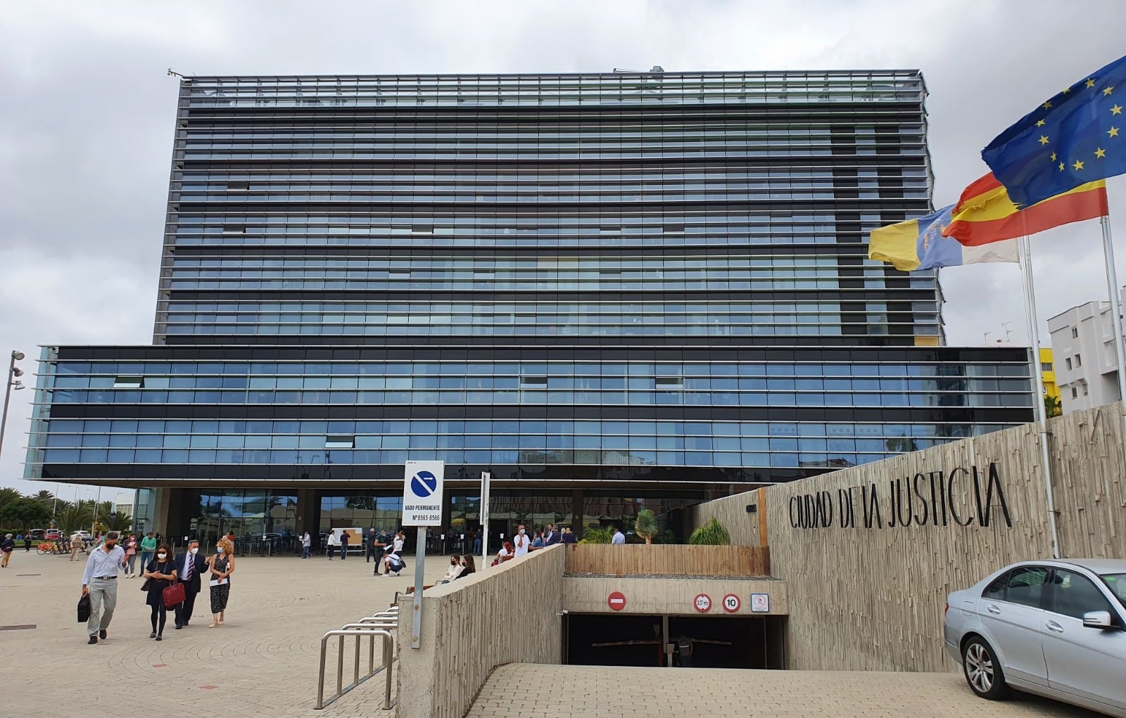 Imagen de la Ciudad de la Justicia en la capital grancanaria.