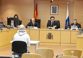 Vista celebrada este miércoles en el Palacio de Justicia de Arrecife.