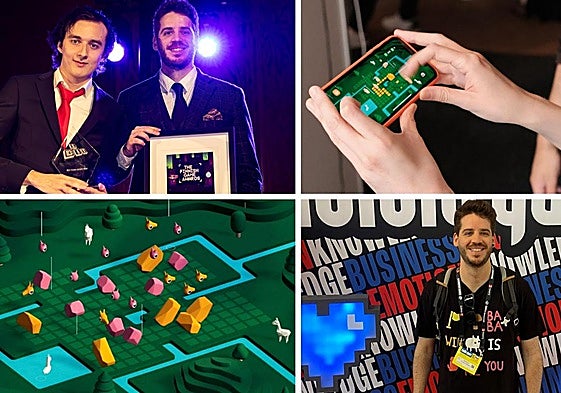 Imágenes de Néstor Feijoo en Finlandia, uno de los países en los que el mundillo de los videojuegos sigue al alza, en el que ha desarrollado su primer videojuego premiado en un certamen del país escandinavo.