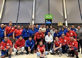 Los productos canarios se exhiben en los mercados de Madrid.