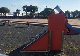 Vista de la instalación inoperativa.