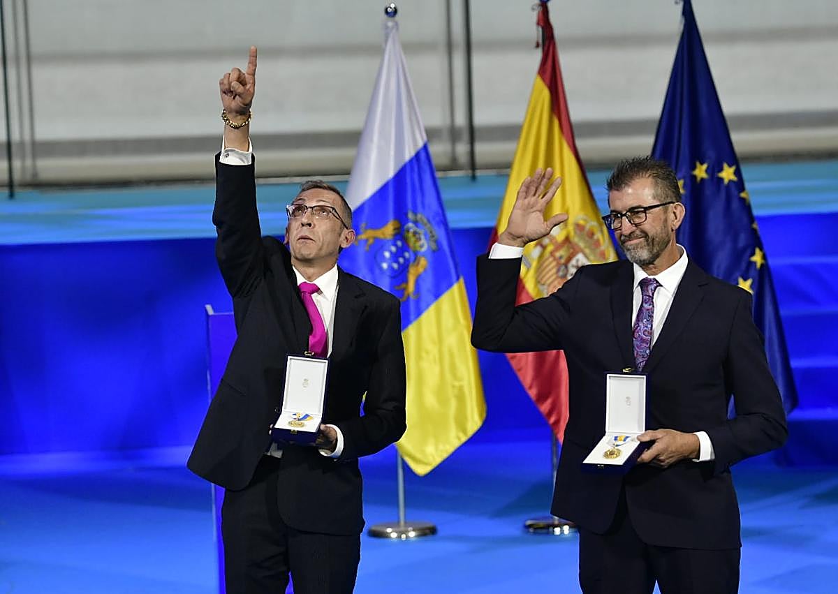 Imagen secundaria 1 - Imágenes de algunos de los Medallas de Oro de Canarias 2025.