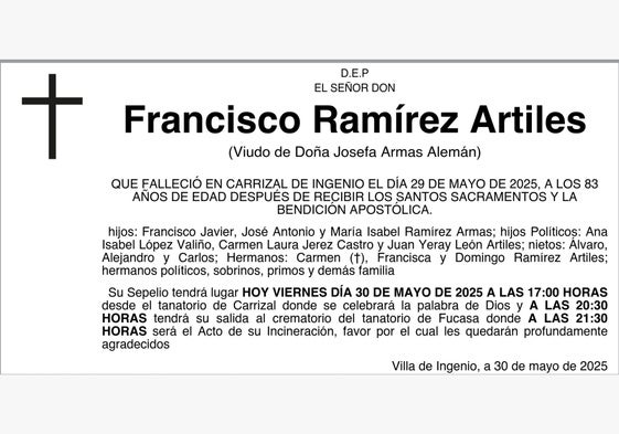 Francisco Ramírez Artiles