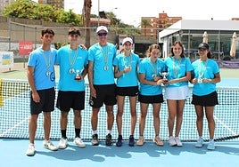 Los ganadores del Campeonato de Canarias júnior.