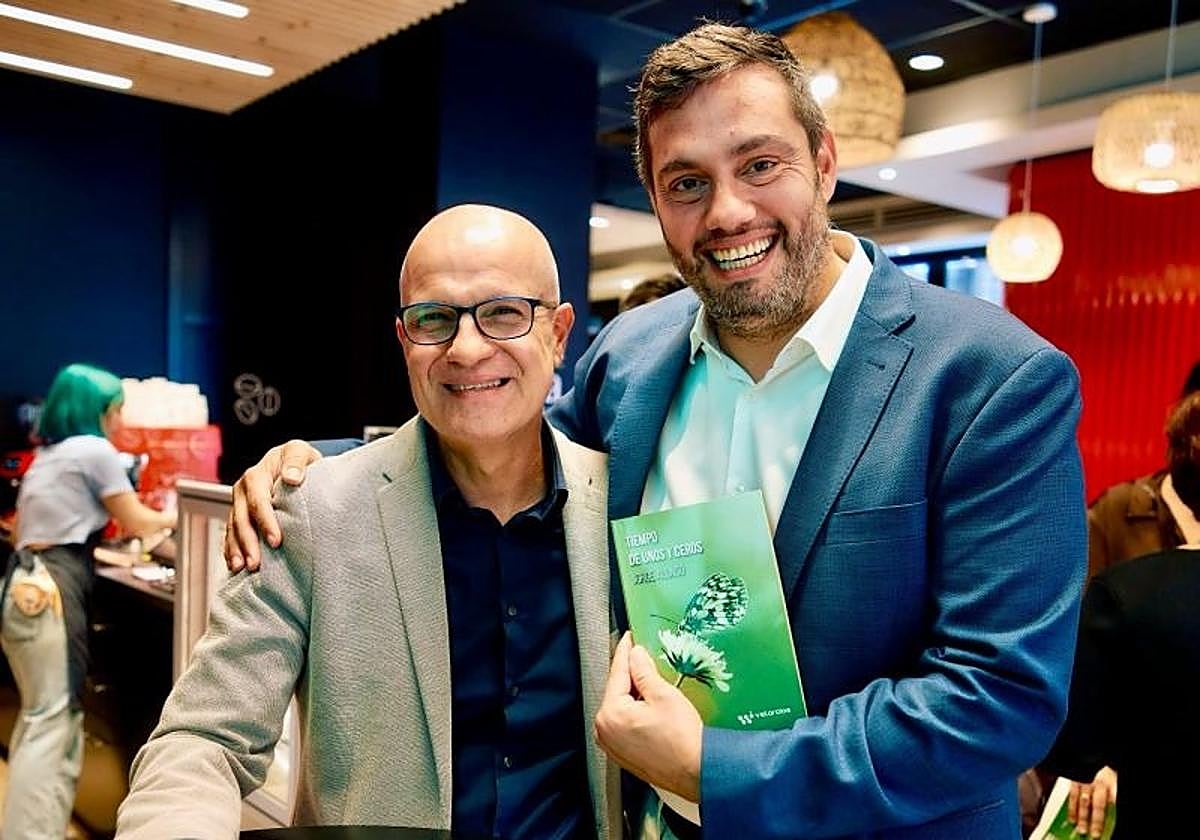 Jorge Alonso y Pedro Andueza, durante la presentación.