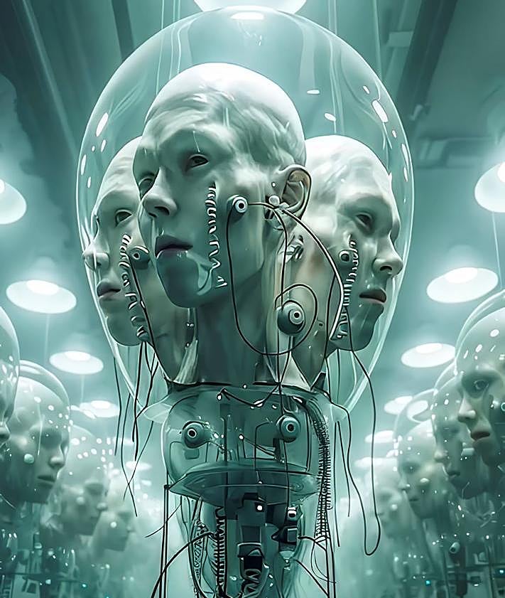 Imagen secundaria 2 - Trabajo de Oliver Latta exhibido en ArtFutura y otra de las inquietantes propuestas del festival.