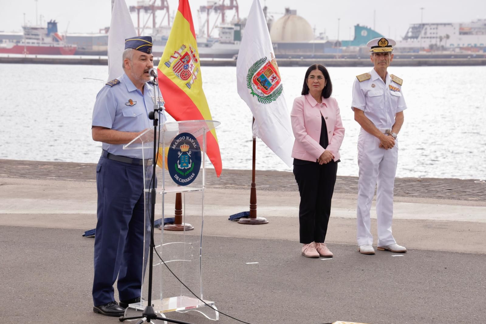 Imágenes de la exposición por los actos del Día de las Fuerzas Armadas en Las Palmas de Gran Canaria