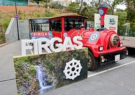 Imagen del tren Aguas de Firgas.