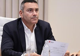 Oswaldo Betancort, presidente insular.