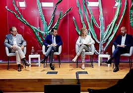 Salón de actos de CANARIAS7 en el foro de este miércoles.