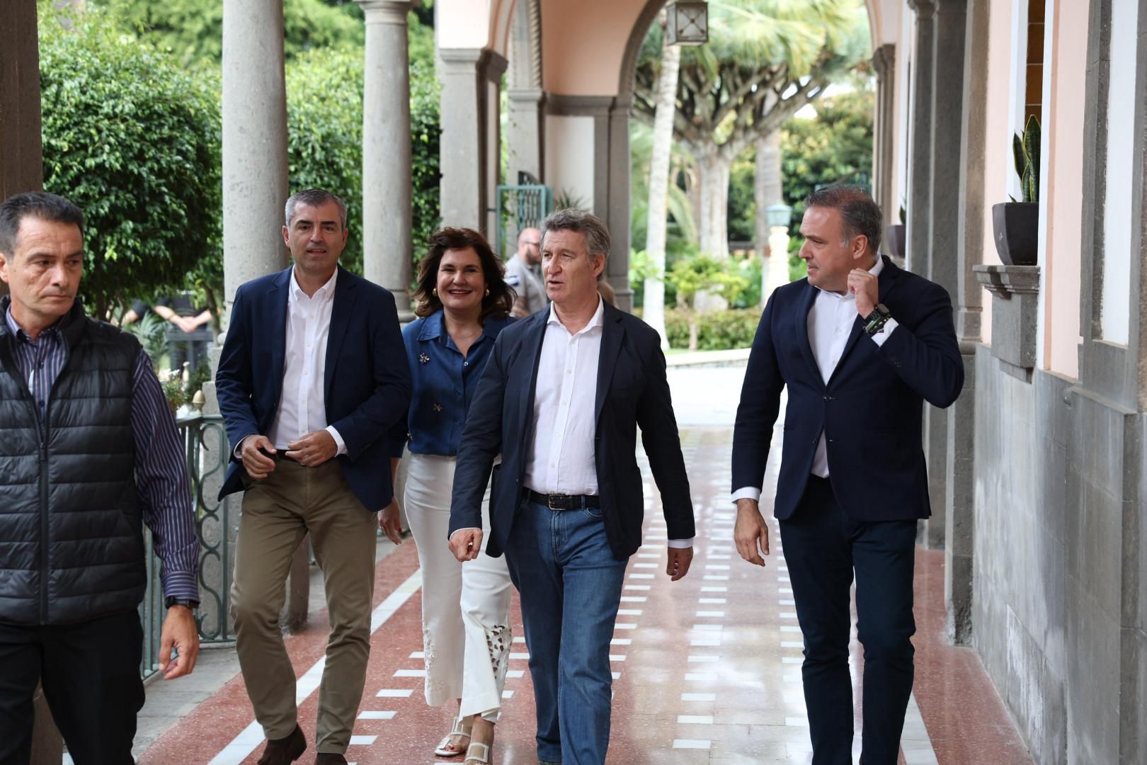 Feijóo atrae masas en el acto del Partido Popular en Las Palmas de Gran Canaria