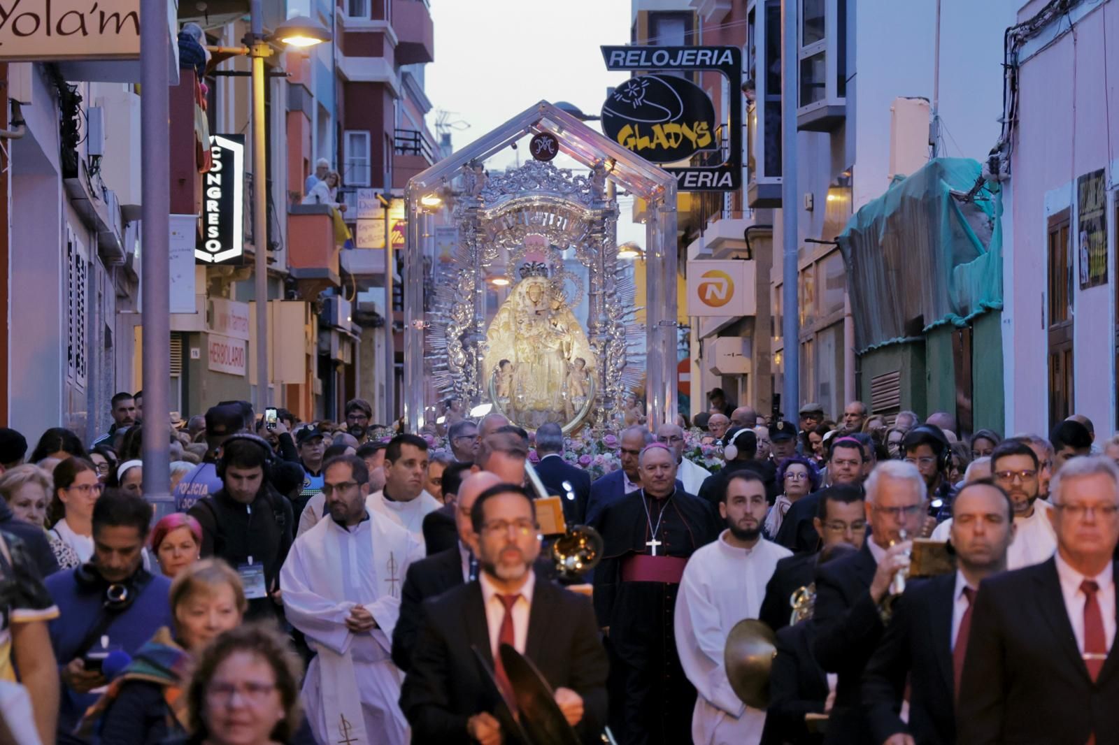 Telde recibe a la Virgen del Pino