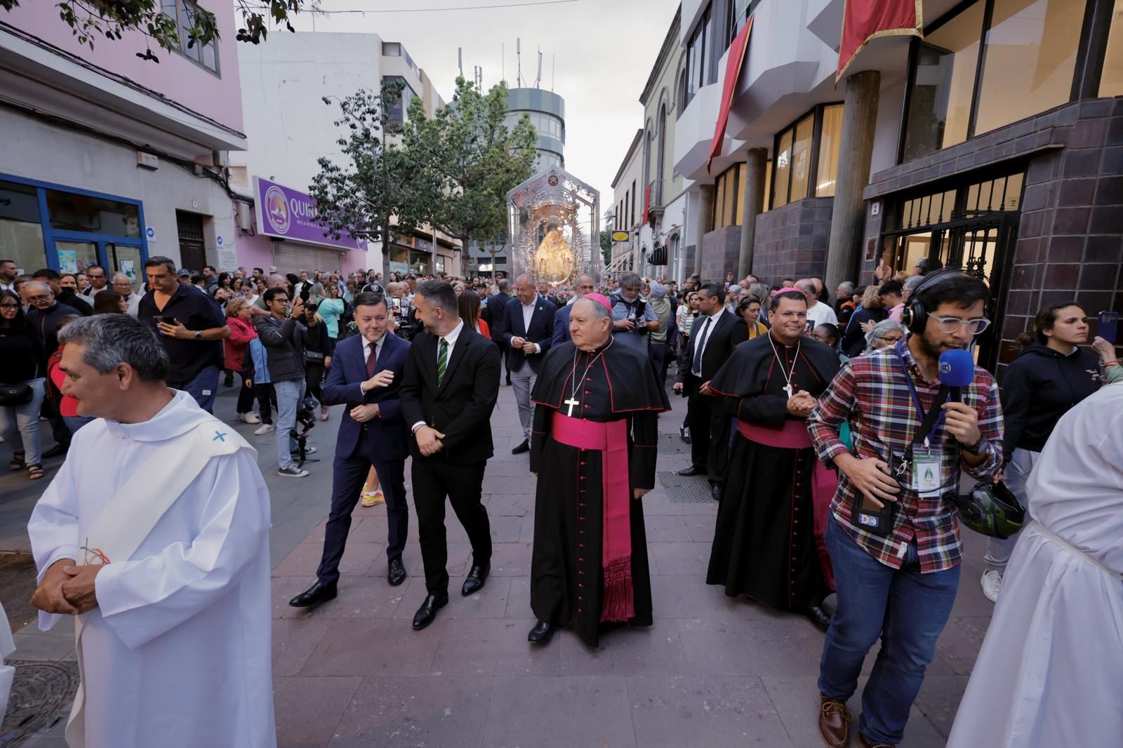 Telde recibe a la Virgen del Pino