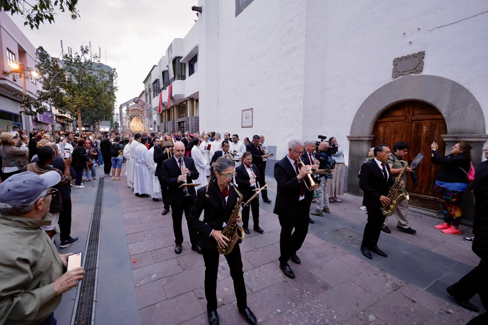 Telde recibe a la Virgen del Pino