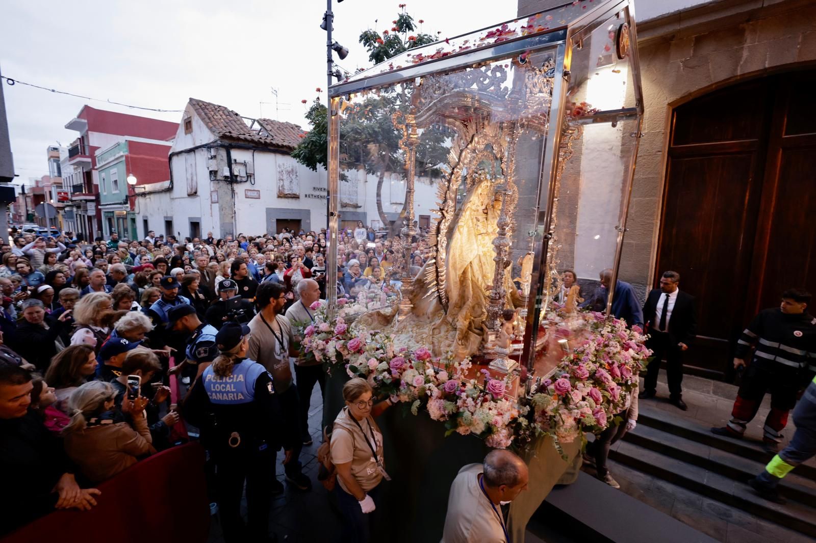 Telde recibe a la Virgen del Pino