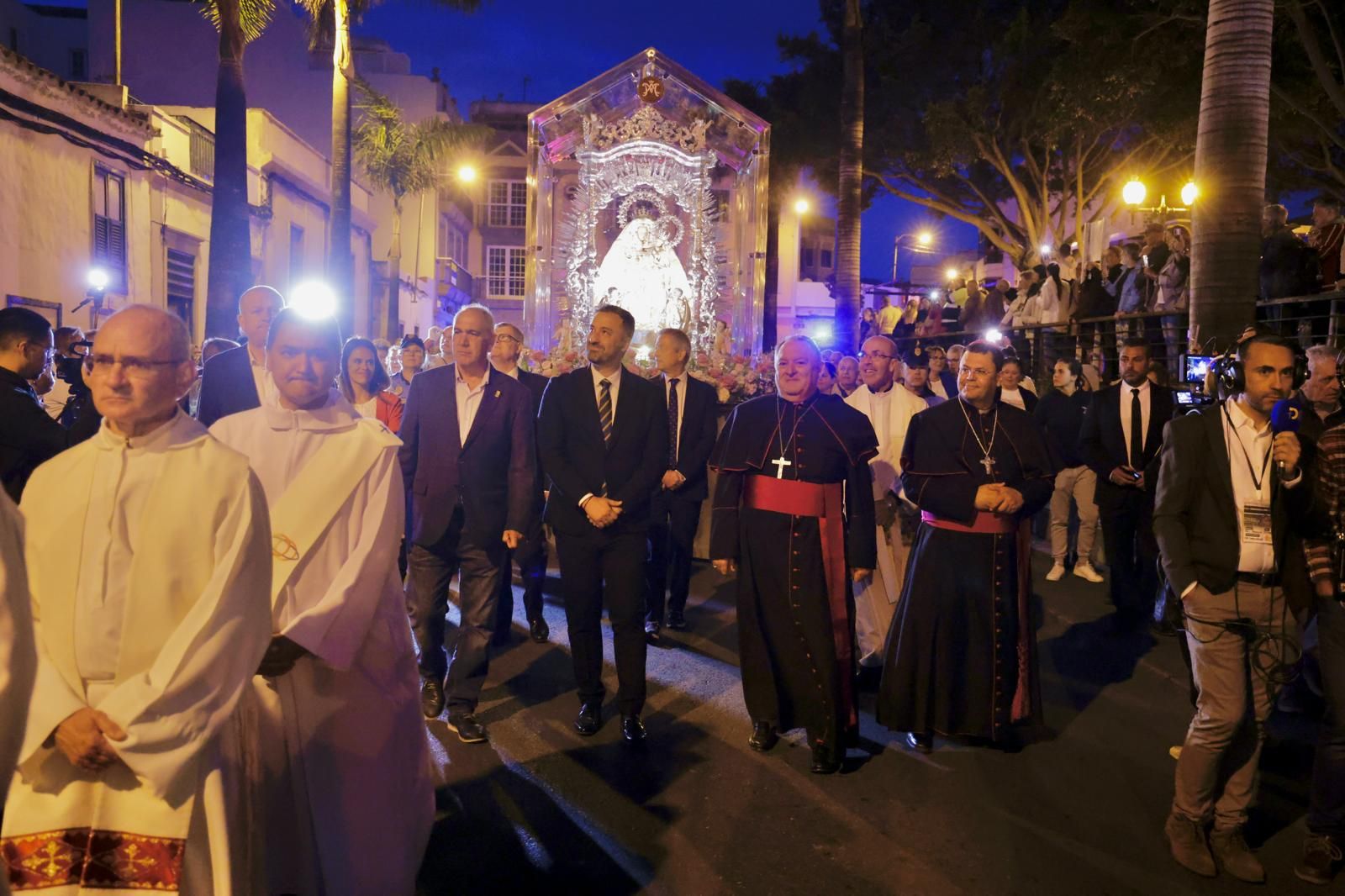 Telde recibe a la Virgen del Pino