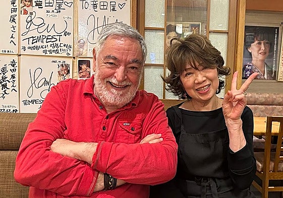 Con doña Keiko Nakanishi